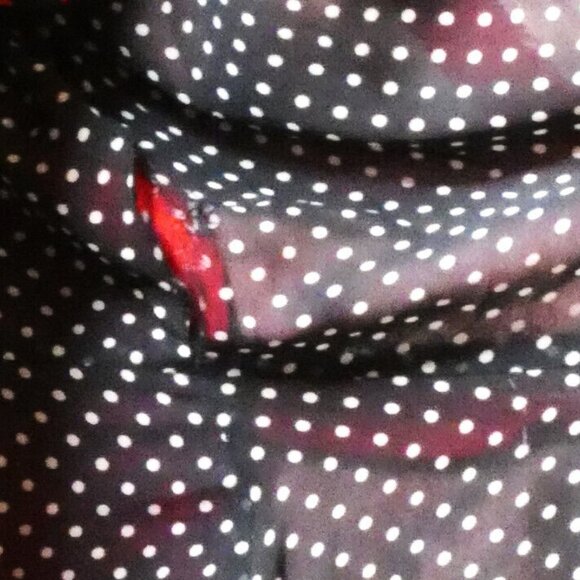 Red Coat Size 8 Lined Buttons & Bows Rare Warm Miss Selfridges Stylish *Flaw - Picture 13 of 16